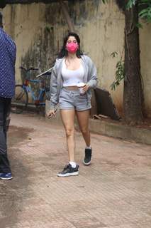 Janhvi Kapoor spotted at gym