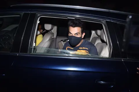 Rajkummar Rao snapped post shoot in Juhu