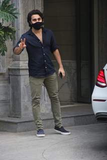 Aadar Jain snapped at Bandra