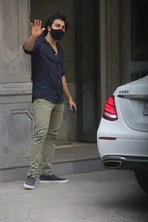 Aadar Jain snapped at Bandra