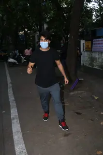 Aadar Jain snapped at Bandra