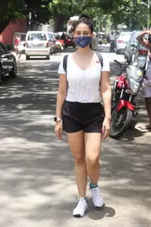 Kim Sharma snapped in Bandra
