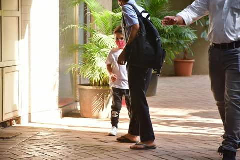 Taimur Ali Khan snapped in Bandra