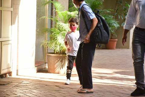 Taimur Ali Khan snapped in Bandra