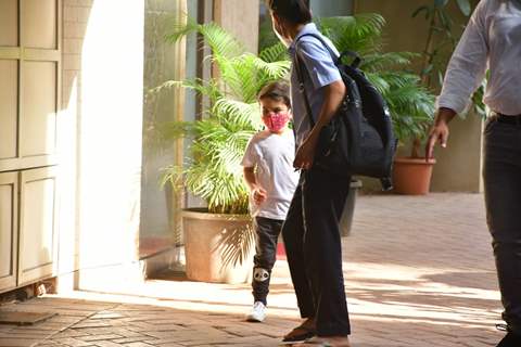 Taimur Ali Khan snapped in Bandra