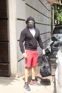 Emraan Hashmi snapped outside gym