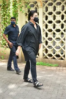 Karan Johar at Dilip Kumar's funeral