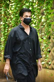 Karan Johar at Dilip Kumar's funeral