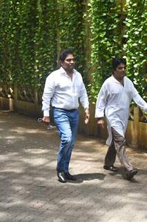 Johnny Lever at Dilip Kumar's funeral
