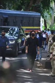 Ranbir Kapoor at Dilip Kumar's funeral