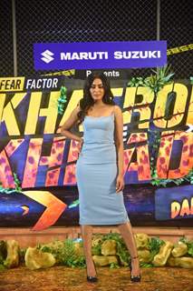 Sana Makbul at Khatron Ke Khiladi 11 press meet