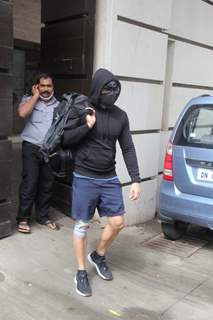 Emraan Hashmi snapped outside gym