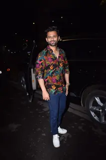 Rahul Vaidya snapped post Haldi function