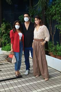 Akshay Kumar, Jacqueline Fernandez, Nushrratt Bharuccha snapped at Abundantia Entertainment’s office