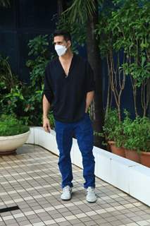 Akshay Kumar snapped at Abundantia Entertainment’s office