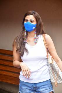 Daisy Shah snapped at pilates 