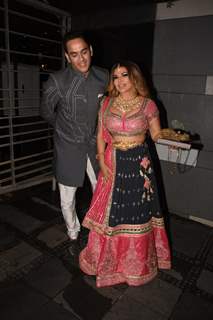 Rakhi Sawant at Rahul Vaidya and Disha Parmar Sangeet Ceremony