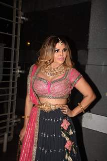 Rakhi Sawant at Rahul Vaidya and Disha Parmar Sangeet Ceremony