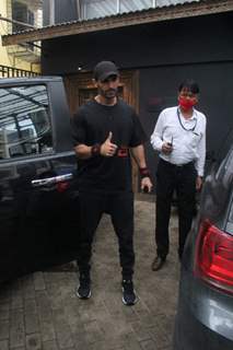 John Abraham spotted at gym