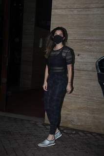 Sophie Choudhary spotted in Khar