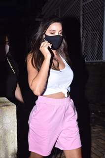 Nora Fatehi snapped at Versova