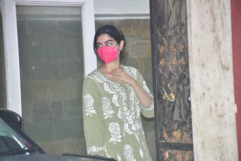 Khushi Kapoor spotted at Pilates