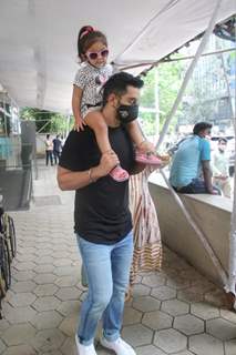 Angad Bedi snapped around the town