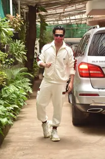Varun Dhawan snapped at dubbing studio in Juhu