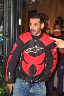 John Abraham snapped at an event in Bandra