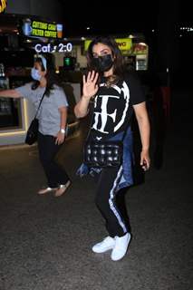 Raveena Tandon snapped at airport