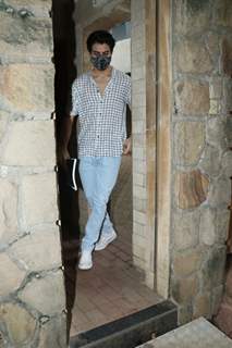 Ibrahim Ali Khan snapped in Bandra