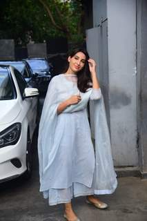 Nora Fatehi snapped at Pooja Entertainment office in Juhu