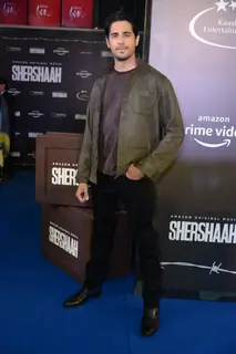 Sidharth Malhotra at the screening of Shershaah in Delhi