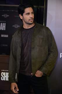 Sidharth Malhotra at the screening of Shershaah in Delhi