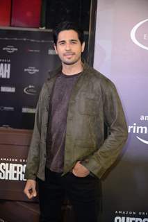 Sidharth Malhotra at the screening of Shershaah in Delhi