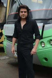 Krushna Abhishek snapped on the sets of The Kapil Sharma Show