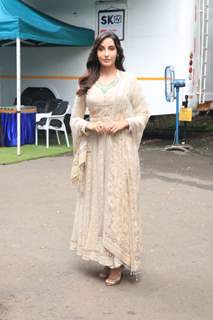 Nora Fatehi visits the sets of The Kapil Sharma Show for for the promotions of 'Bhuj: The Pride Of India'