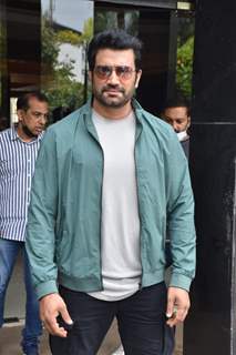 Ajay Devgn and Sharad Kelkar snapped at the promotions of 'Bhuj: The Pride of India'