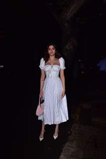 Khushi Kapoor at Rhea Kapoor and Karan Boolani's wedding party