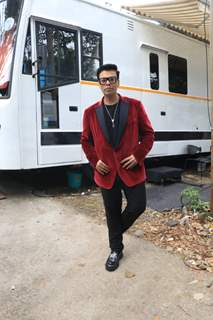 Karan Johar snapped at the sets of Big Boss OTT