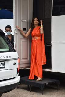 Shilpa Shetty on the sets of Super Dancer 