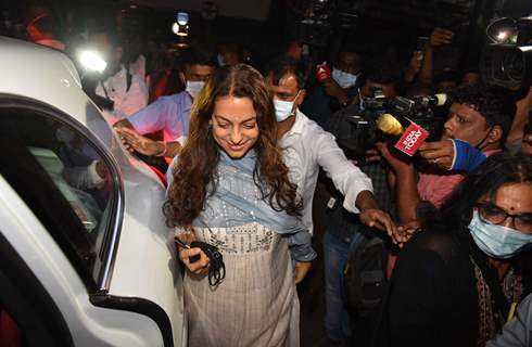 Juhi chawla spotted at session court today