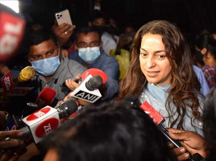 Juhi chawla spotted at session court today