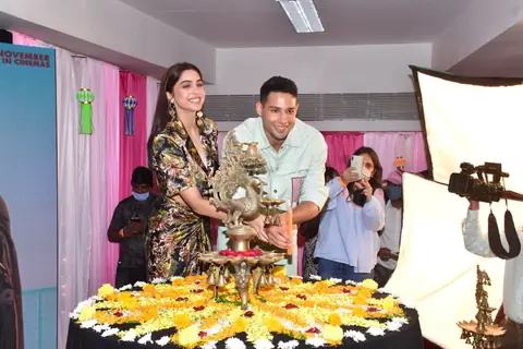  Siddhant Chaturvedi and sharvari wagh for song launch at yash Raj films 