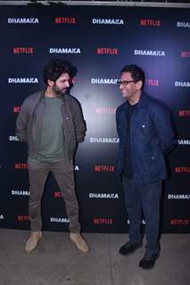 Bollywood celebrities spotted at Dhamaka Screening 