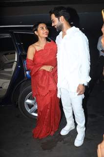 Newlyweds Rajkummar Rao and Patralekhaa spotted at the airport