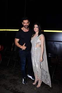 John Abraham & Divya Khosla Kumar Snapped at filmcity