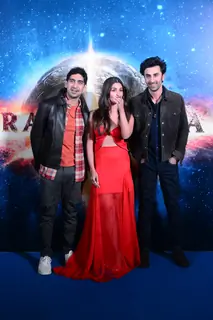 Ranbir Kapoor and Alia Bhatt at Brahmastra motion poster launch