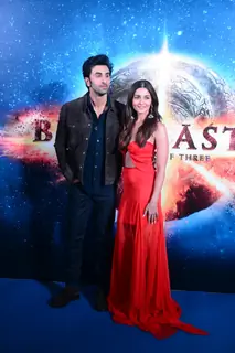 Ranbir Kapoor and Alia Bhatt at Brahmastra motion poster launch