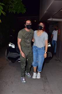 Ayushmann Khurrana and Tahira Kashyap snapped in Juhu